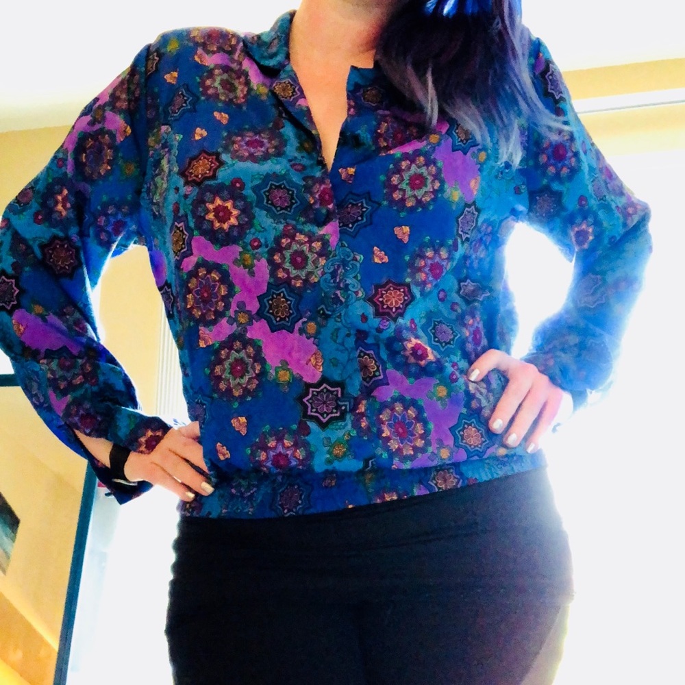 Vintage Long Sleeve Blouse